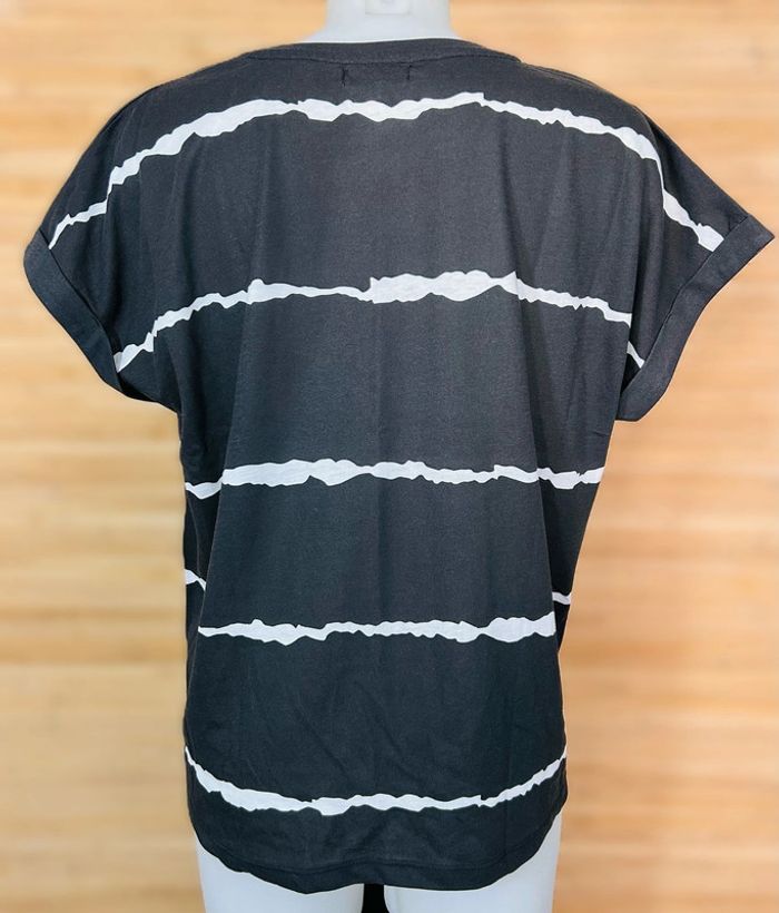 Tee shirt noir et blanc a nouer L - photo numéro 3