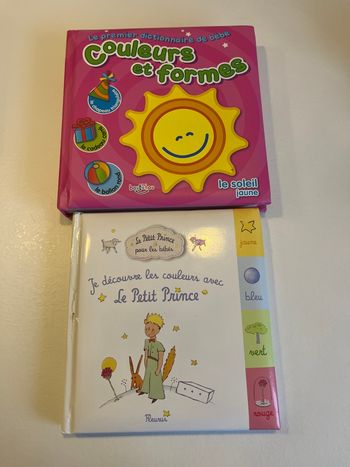 Lot 2 livres sur l’apprentissage des couleurs 