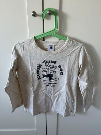 T-shirt manches longues petit bateau 6 ans