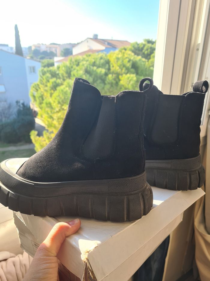 Bottines velours - photo numéro 2