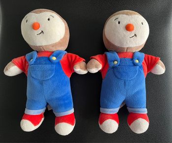Lot de deux peluches, T’choupi