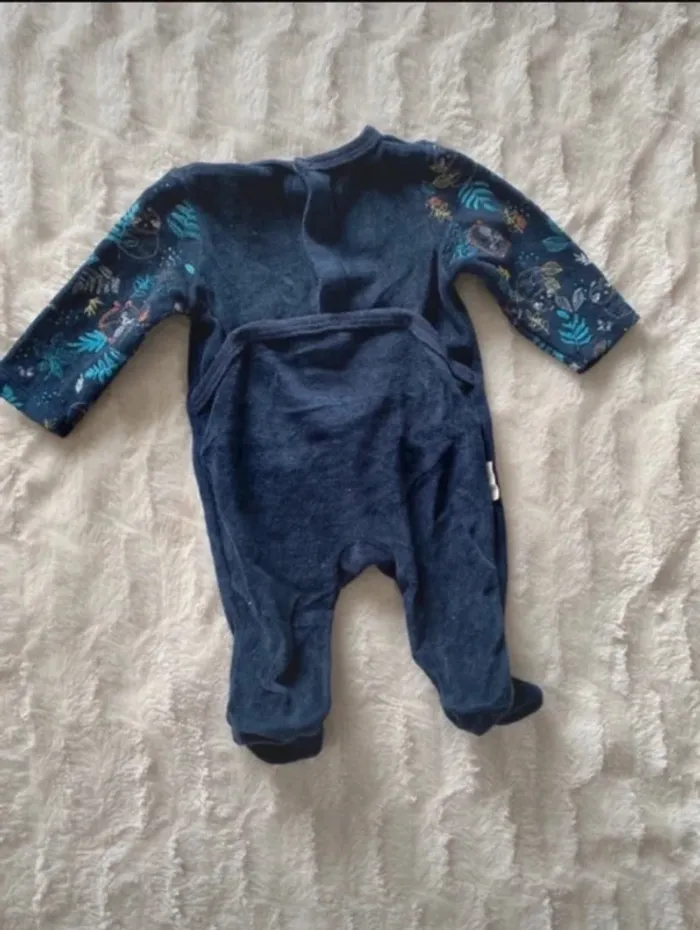 Pyjama velour petit béguin - photo numéro 2