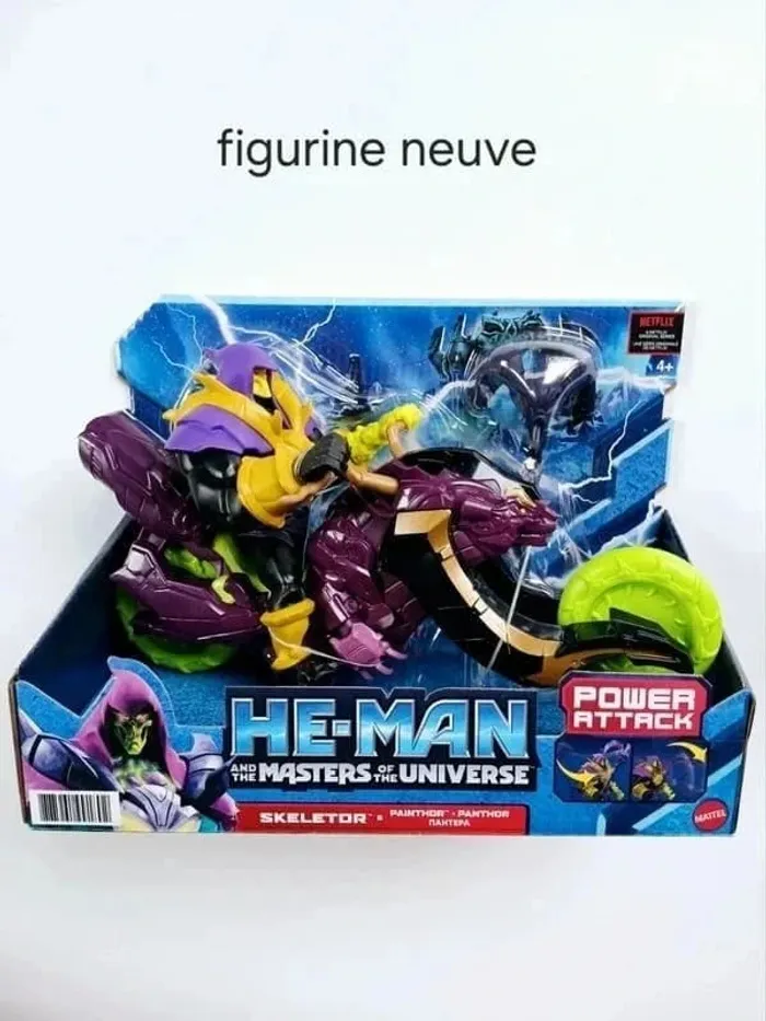 Figurine He Man Masters of the Universe Skeletor Panthor Vehicule