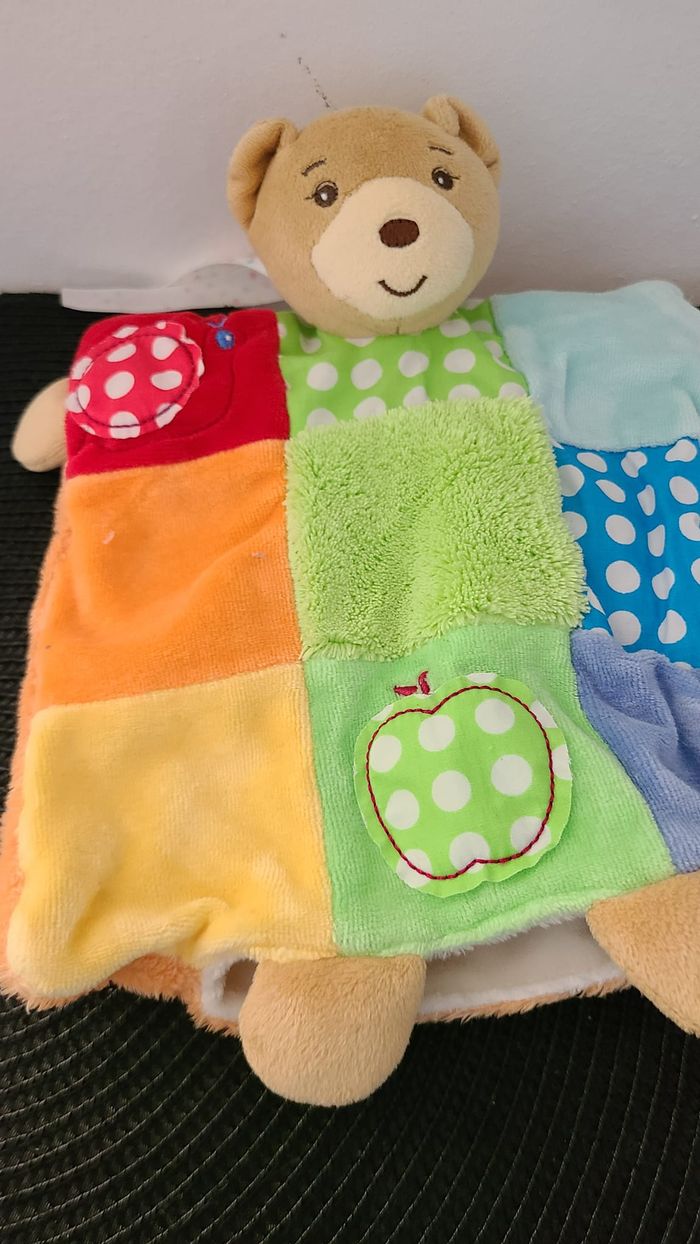 Doudou Ours Kaloo - Dessin Pomme Escargot - photo numéro 3