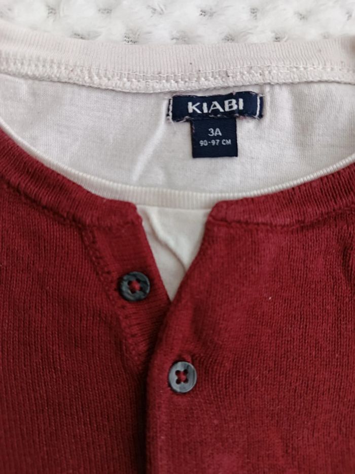 🔸Kiabi Pull effet superposé – 3 ans 🔸 - photo numéro 2
