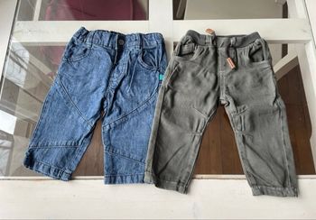 Lot de 2 pantalons - taille 6 mois