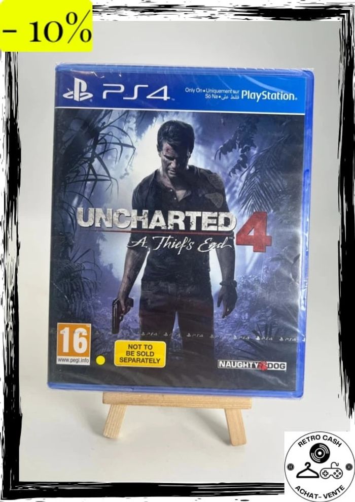 Uncharted 4 A Thief's End / Playstation 4 / PS4 neuf sous blister