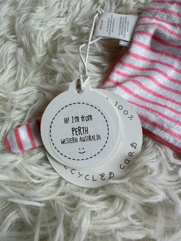 Doudou plat rose earth nymph - photo numéro 5