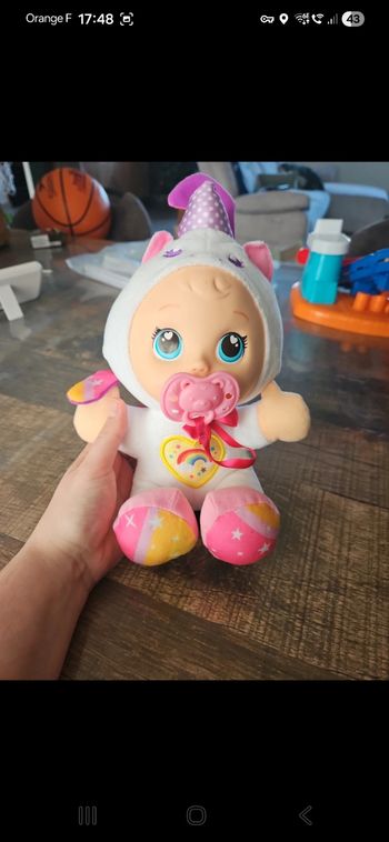 Poupee licorne qui parle neuve