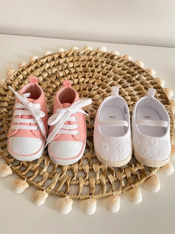 Lot de 2 paires de chaussures bébés