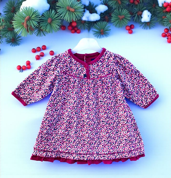 SERGENT MAJOR - ENSEMBLE 2P FILLE, ROBE & MANTEAU ASSORTI, IDÉAL POUR L'HIVER 9M - photo numéro 2