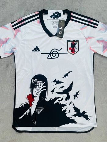 Maillot concept foot Japon blanc Itachi taille S