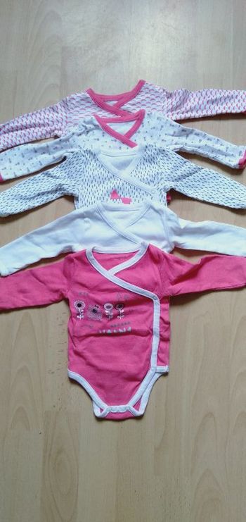 Lot 6 bodies manches longues Orchestra 1 mois