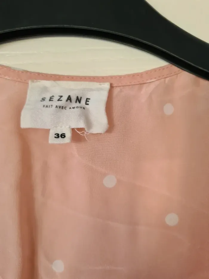 Magnifique blouse porte feuille sezane - photo numéro 2