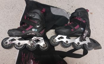 Rollers Oxelo + housse de transport