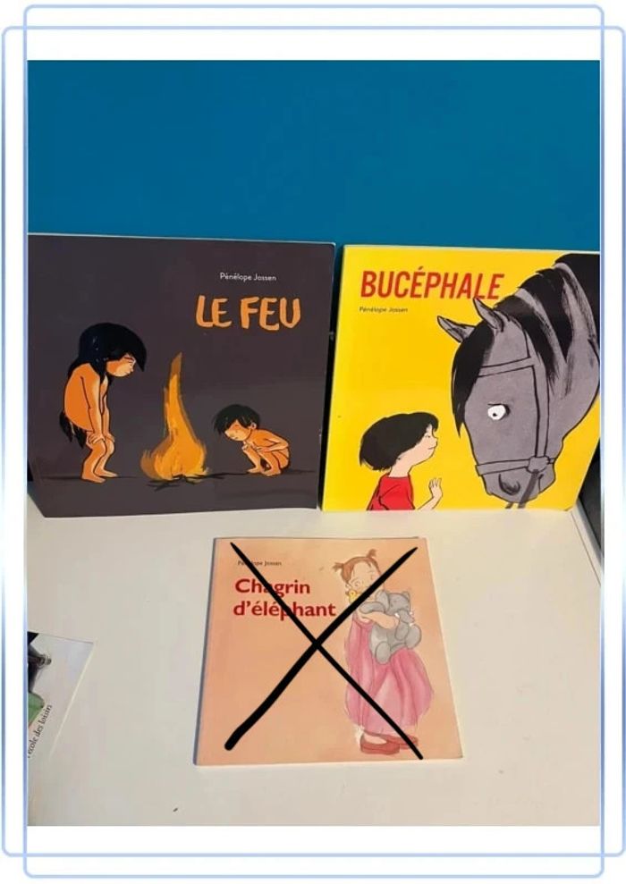 2 livres école des loisirs de Pénélope Jossen