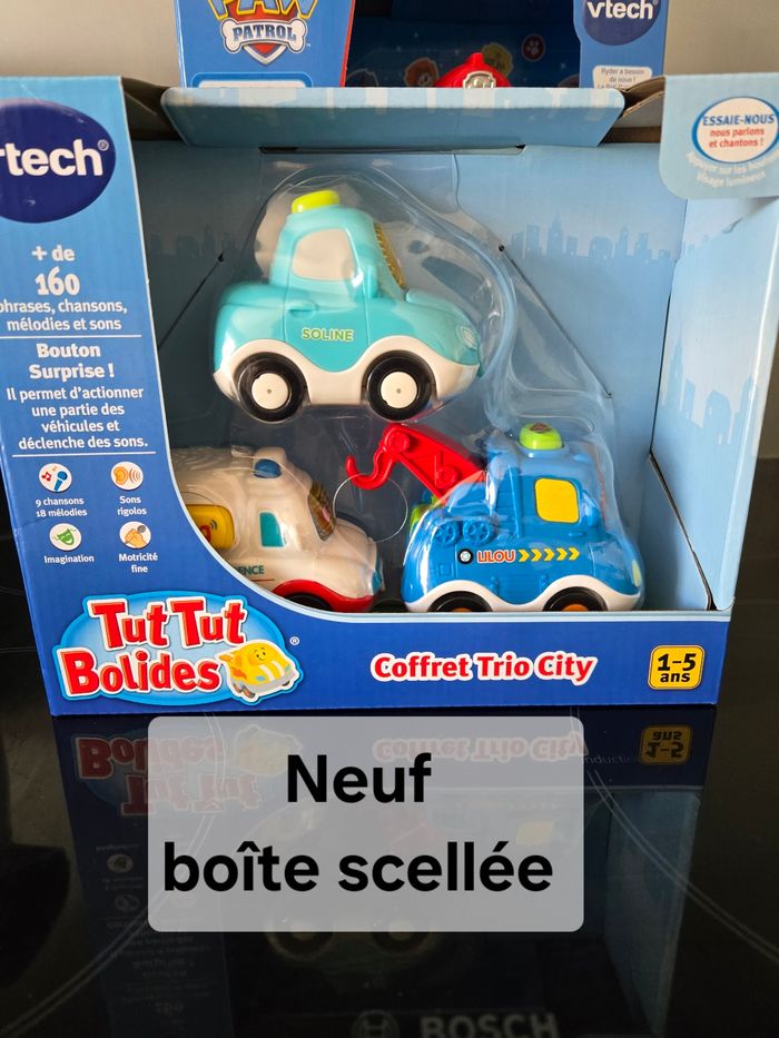 Coffret neuf Trio Tut Tut bolides - photo numéro 1