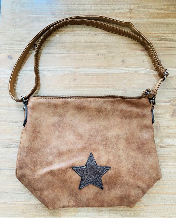 Sac à main beige