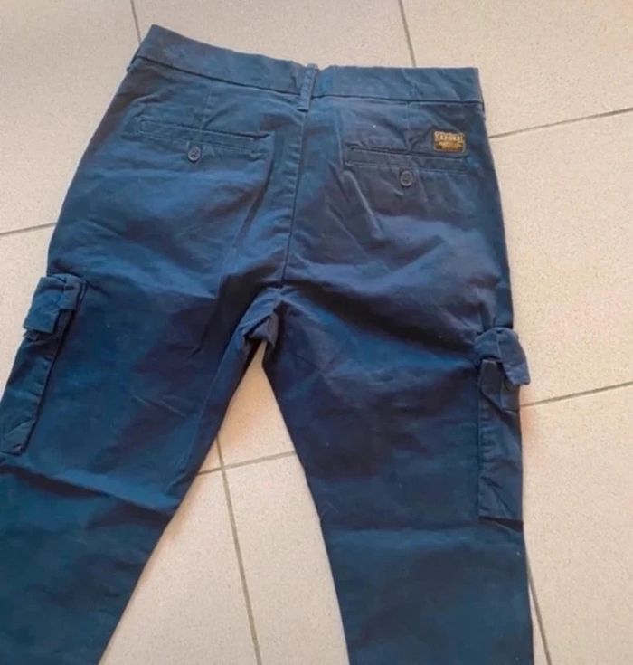 Pantalon Kaporal Marine taille 38 en très bon état  Style cargo - photo numéro 4