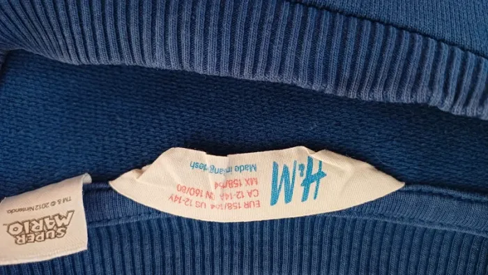 Pull sweat-shirt Mario H&M 14 ans - photo numéro 3