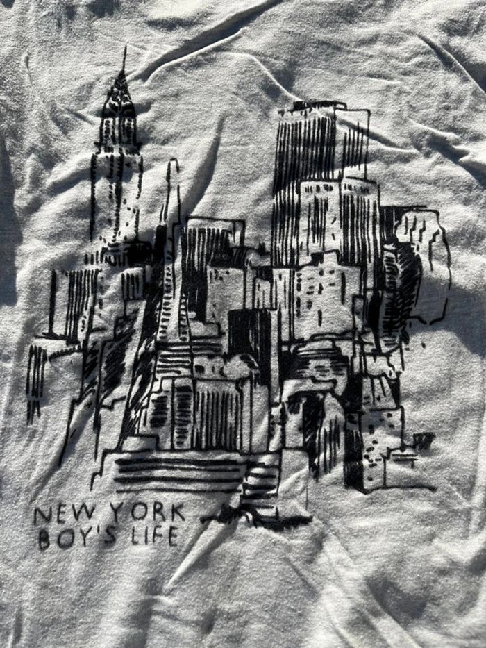 T shirt manche longue taille 8 ans gris - photo numéro 4