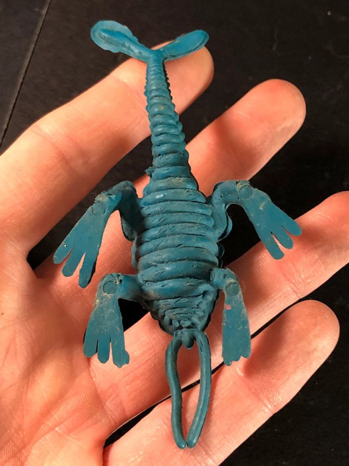 Kaiju godzilla bootleg dinosaur hydre monstre figurine dragon monstre de rouille bleu - photo numéro 2