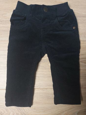 Pantalon velours marine 9 mois