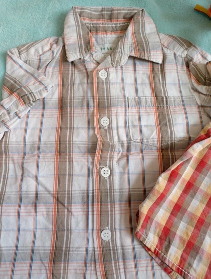 Lot de 2 chemises taille 12 mois - photo numéro 3