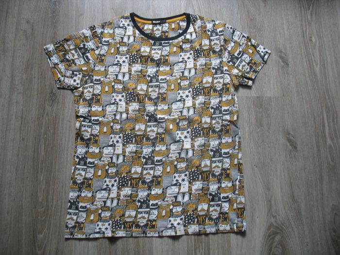 TEE SHIRT MC NOIR A MOTIFS "BIZZBEE" - TAILLE XS - n°06 - photo numéro 3