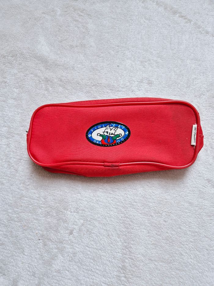 Trousse rouge vintage fihlieaf escolar - photo numéro 6