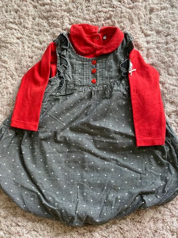 Robe boule avec tee-shirts manches longues Orchestra 12 mois