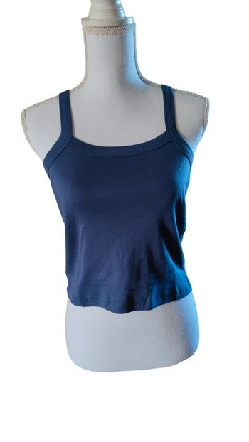 Top court bleu foncé M