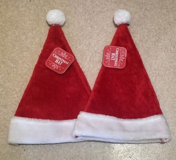 2 bonnets de noel