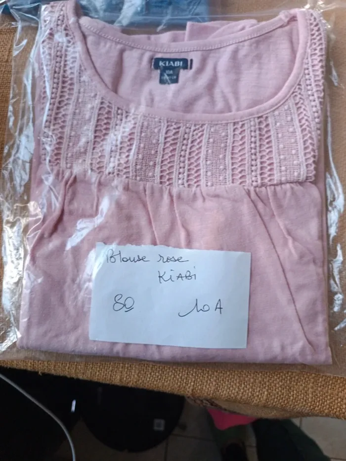 Blouse rose Kiabi 10A - photo numéro 5