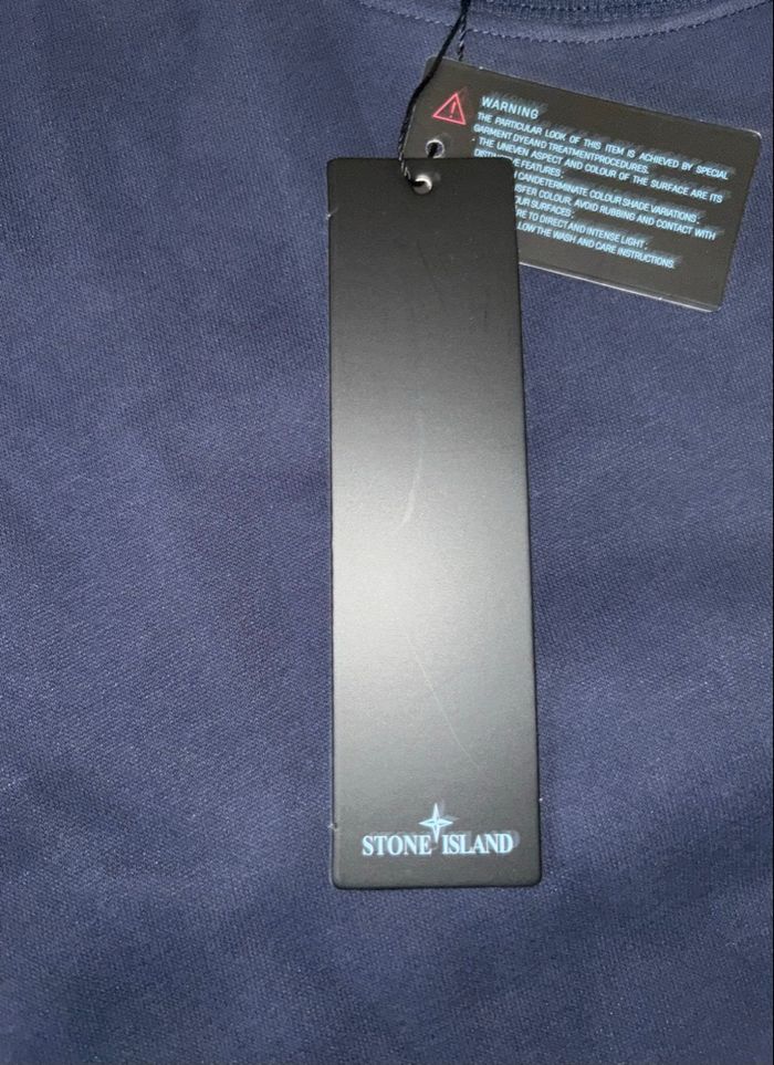 Pull ston Island bleu taille M - photo numéro 5