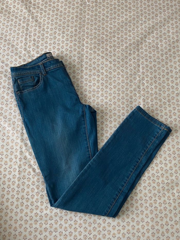 Pantalon jeans bleu Cache Cache