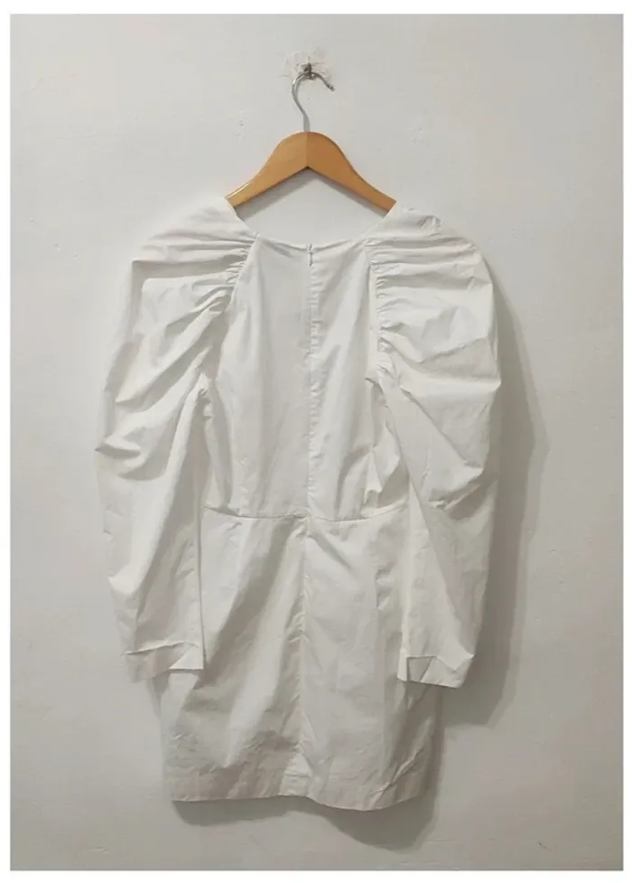 Vestido blanco Zara mujer Talla S