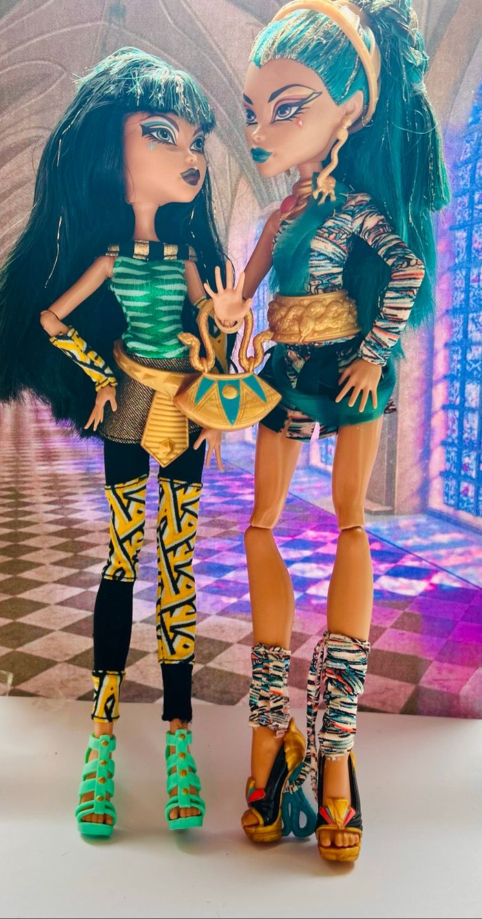 lot de 2 poupées Monster High de la marque Mattel, de la vague School's Out Wave 2 et de la vague Basic Wave 3. - photo numéro 2