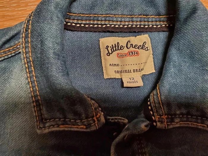 Veste en jean little Creeks taille 12 mois - photo numéro 3