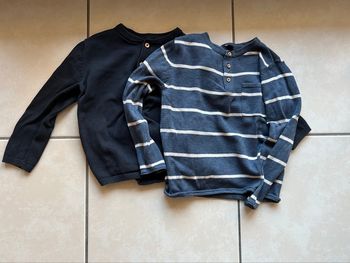 Lot 2 pulls coton 4 ans Kiabi