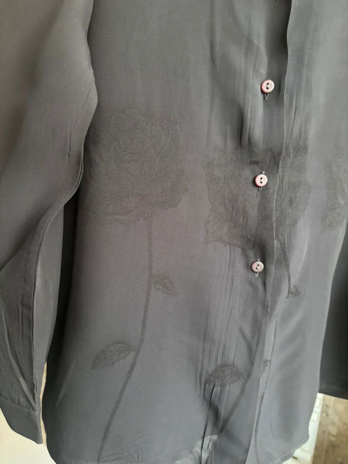 Chemise noire transparente 1 2 3 - photo numéro 4