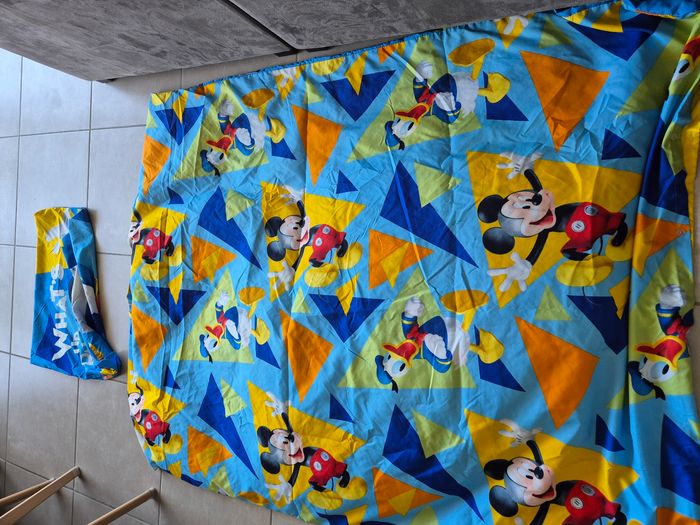 Parure lit  1 personne mickey