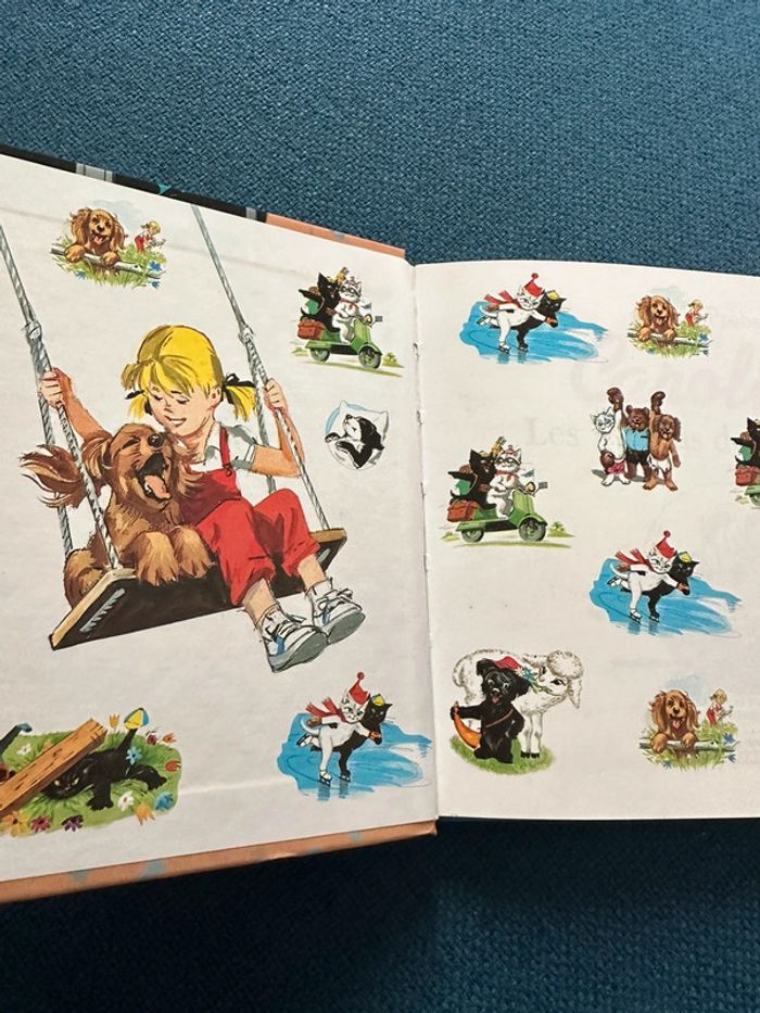 Caroline les 7 câlins de la semaine Pierre Probst Hachette Jeunesse livre bd album vintage histoires - photo numéro 3