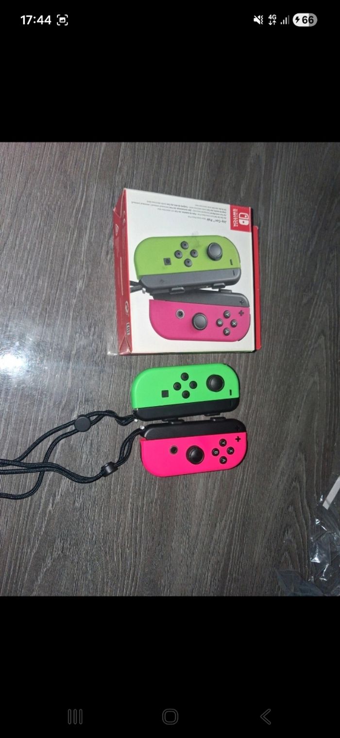 Manette switch rose et vert - photo numéro 3