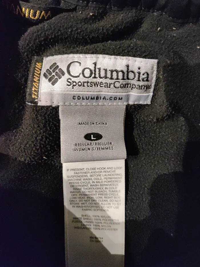 Pantalon de ski titanium Colombia taille L - photo numéro 4