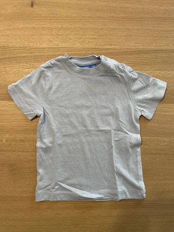 T-shirt manches courtes bleu clair 18 mois boutchou