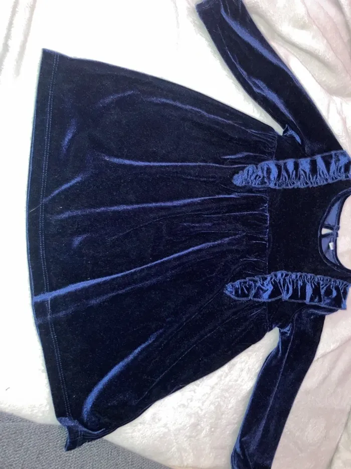 Robe d’hiver bleu marine, 18 mois - photo numéro 4