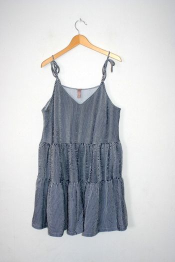 Robe à bretelles rayée H&M taille XXL