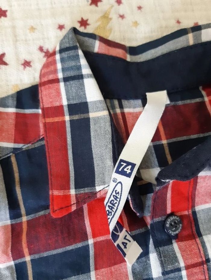 Chemise MC Barbaras 74cm 12 mois - photo numéro 4