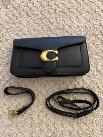 Sac à bandoulière, noir, coach